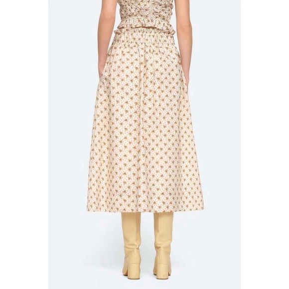 NWOT SEA New York Midi Floral Smocked Wilma Skirt - Picture 5 of 7